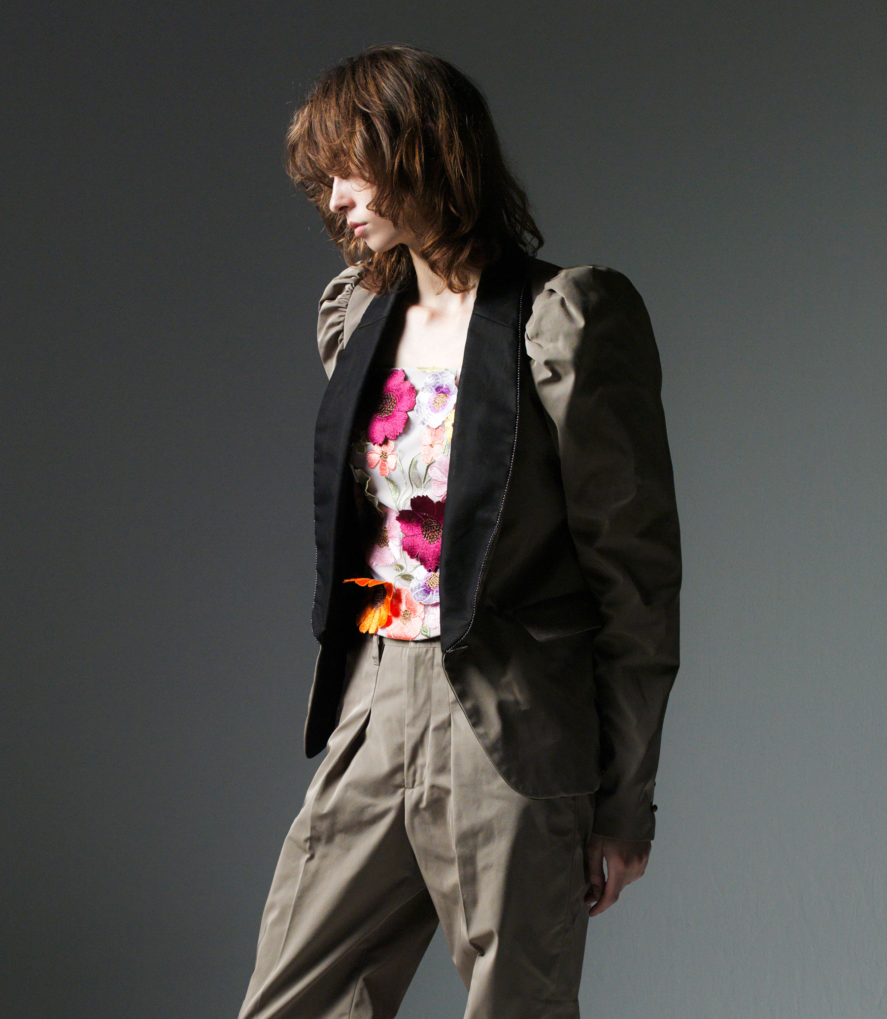 TINYDINOSAUR 2024SS/ 
SHAPE MEMORY GABARDINE