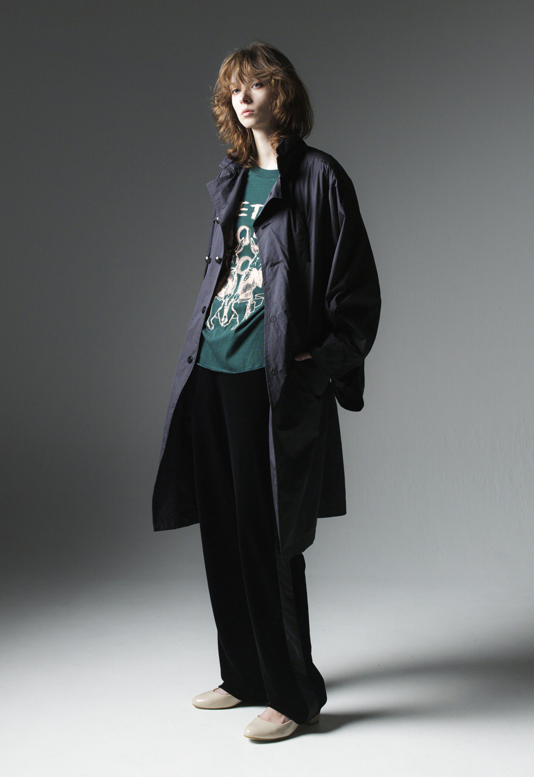 TINYDINOSAUR 2024SS/ DESPITE THE RAINWEAR_COAT BLACK