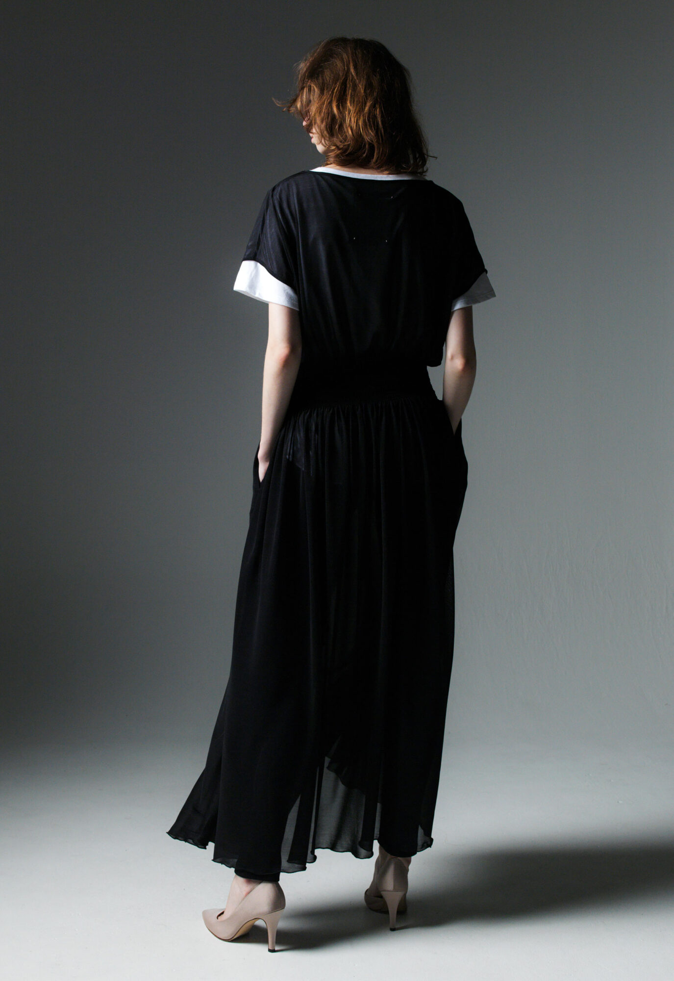 TINYDINOSAUR 2024SS / SHEER DRESS BLACK 